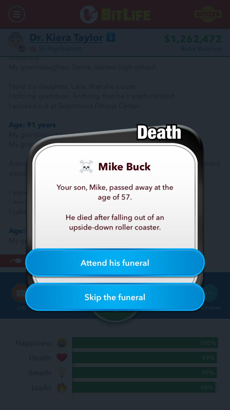 Thousands of Years on Bitlife – The Chris Girard Blog