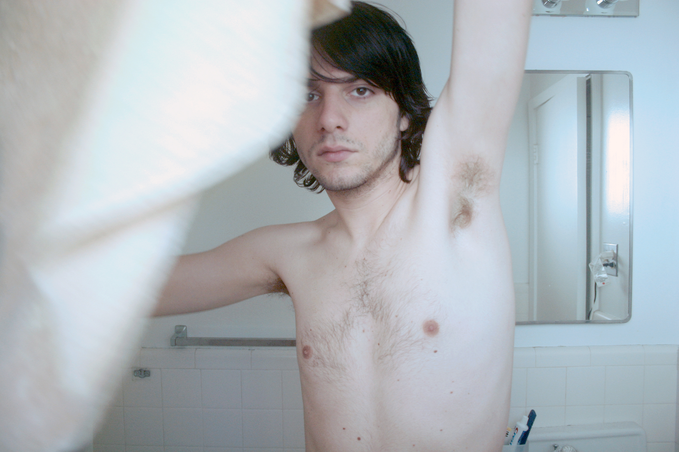 Shirtless Bathroom, Selfie, 2005